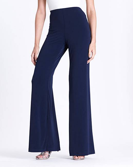 JOANNA HOPE Jersey Palazzo Trousers 29in | Fifty Plus