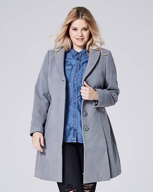 Fit And Flare Coat | Fashion World