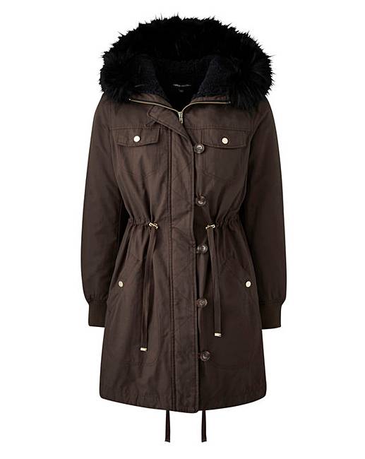 Parka With Detachable Inner | Simply Be