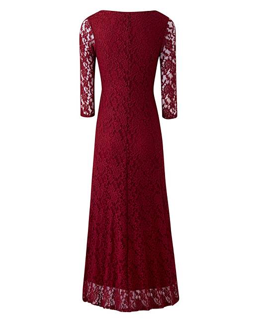 JOANNA HOPE Lace Maxi Dress | Fifty Plus