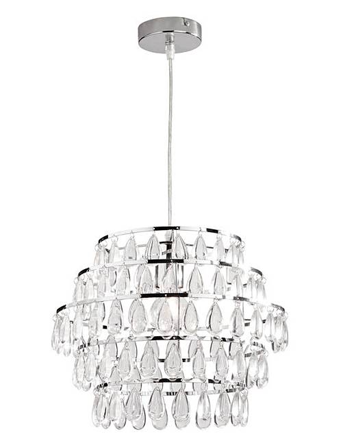5-Tier Ceiling Light With Clear Acrylic | Marisota