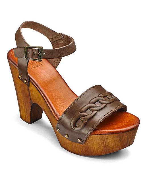 Sole Diva Platform Sandal E Fit | Simply Be