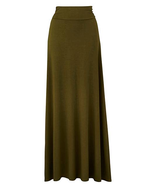 Stretch Jersey Maxi Skirt | Simply Be