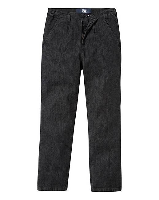 Premier Man Side Elasticated Jeans 29in | Crazy Clearance
