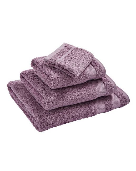 Egyptian Cotton Towel Range Mauve Fashion World