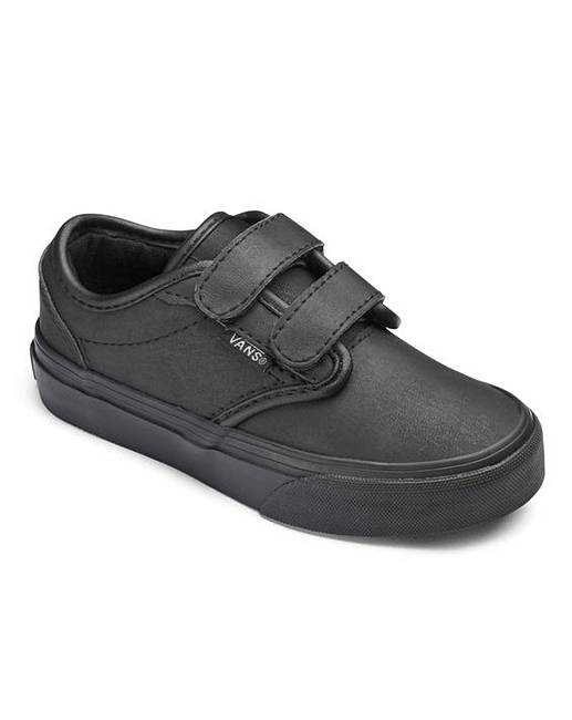 vans atwood black leather velcro vans atwood black leather velcro
