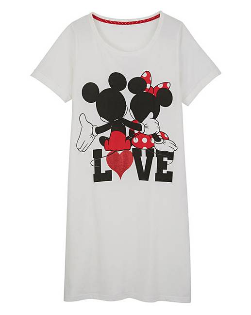 Mickey and Minnie Love Nightdress J D Williams
