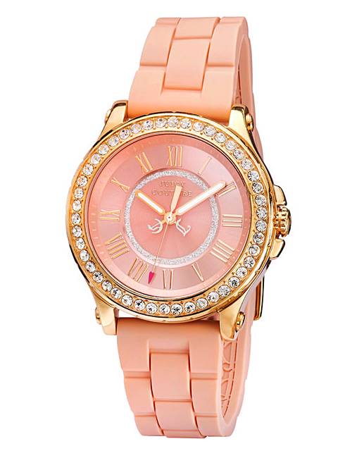 Juicy Couture Ladies Pink Strap Watch | J D Williams
