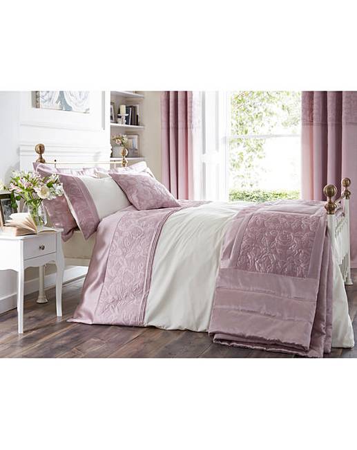 Aubrey Embellished Duvet Cover Set J D Williams