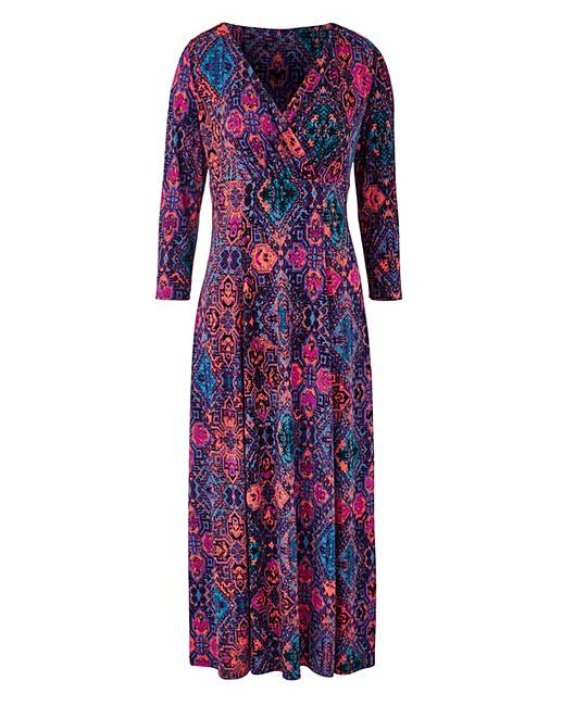 JOANNA HOPE Print Jersey Dress | Oxendales