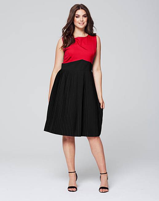 Wolf & Whistle Colour Block Dress | Simply Be