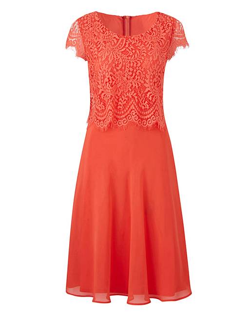 Together Lace Overlay Dress | Fashion World