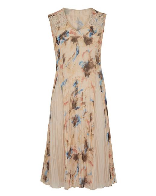 Together Print Dress J D Williams