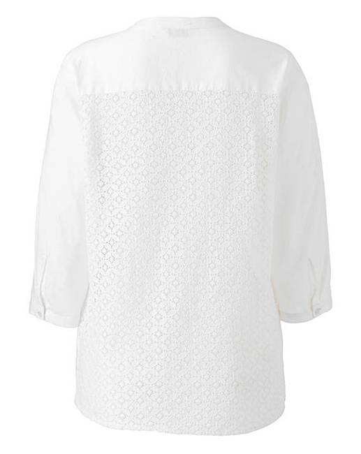 Nightingales Pintuck and Lace Blouse | Oxendales