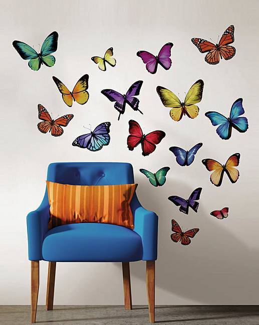 Multi Butterfly Wall Art Kit | House of Bath