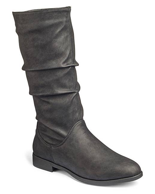 Heavenly Soles Mid Boots EEE Fit | Simply Be