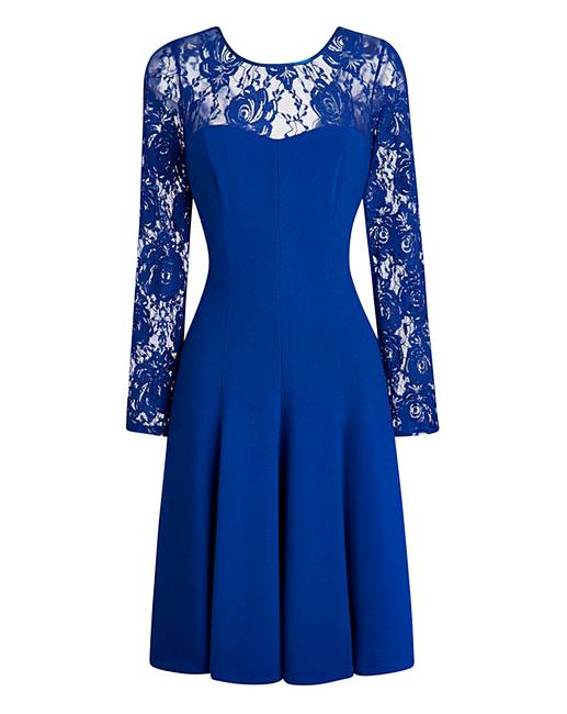 Lorraine Kelly Lace Sleeve Dress | Marisota