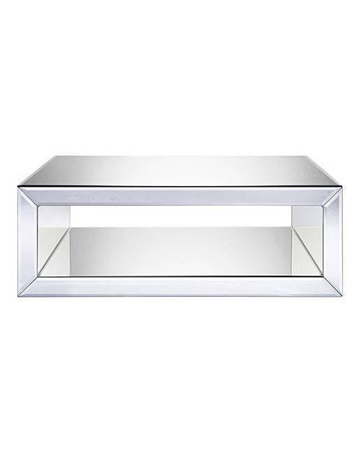 Biarritz Mirrored Coffee Table J D Williams Biarritz Mirrored Coffee Table