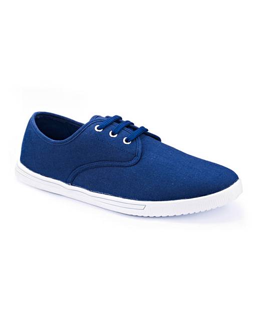 Southbay Mens Canvas Shoe Extra Wide Fit | Jacamo