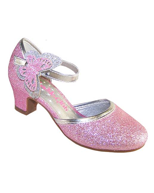 Sparkle Club Pink Glitter Shoes | Fifty Plus