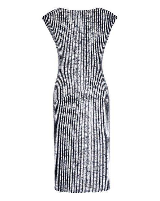 Grace Panelled Stripe Dress | Fifty Plus