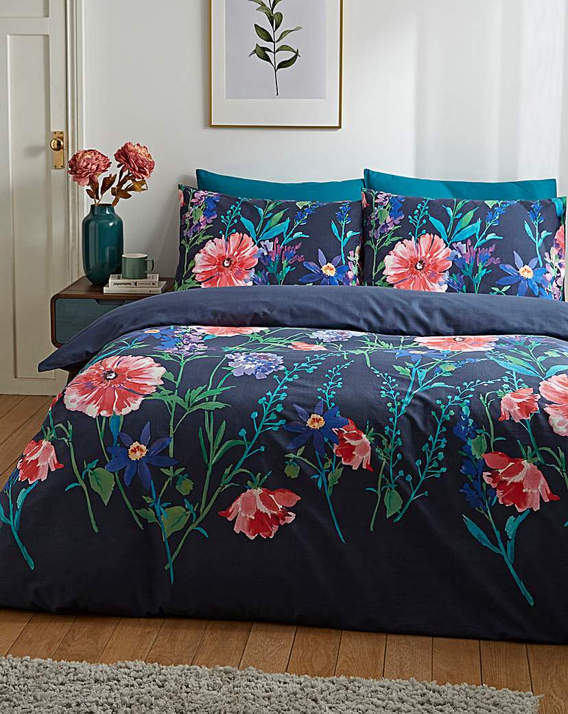 New In - Watercolour floral Duvet Set