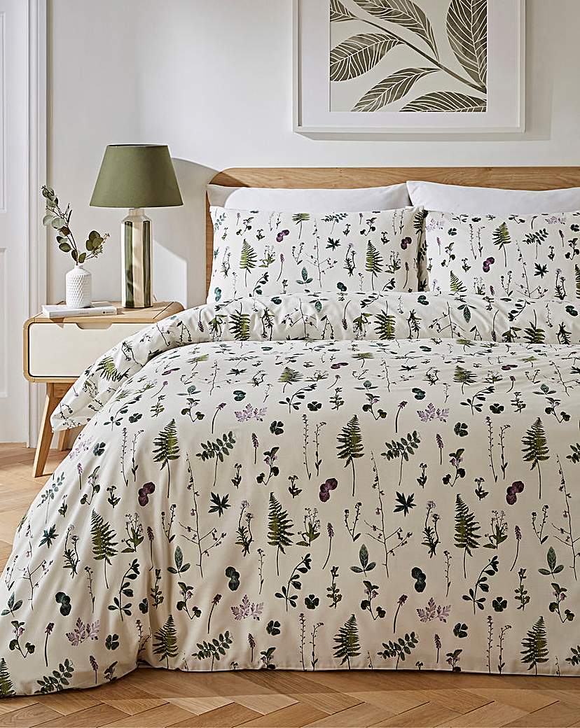 Autumn Pressed Leaf Duvet Set