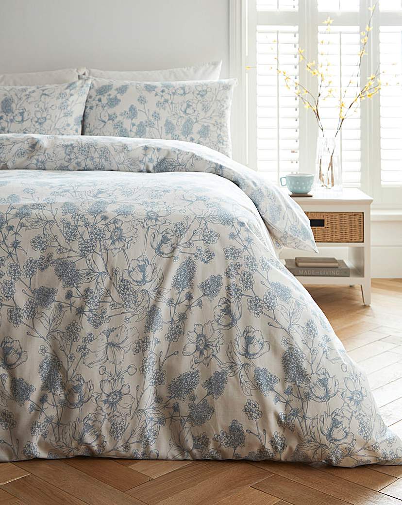 New In - Julipa Toile Print Blue Duvet Set