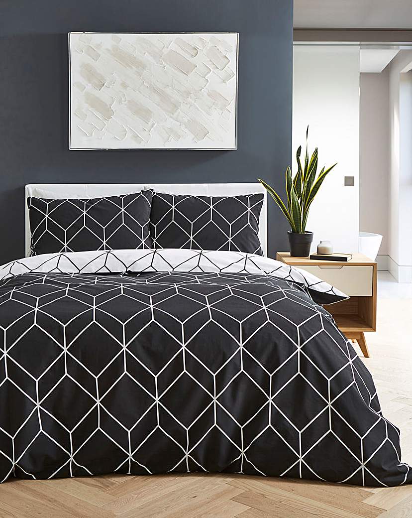 Oberon Duvet Set - Monochrome