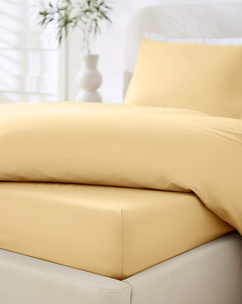 Non Iron Plain Dye 30cm Fitted Sheet …