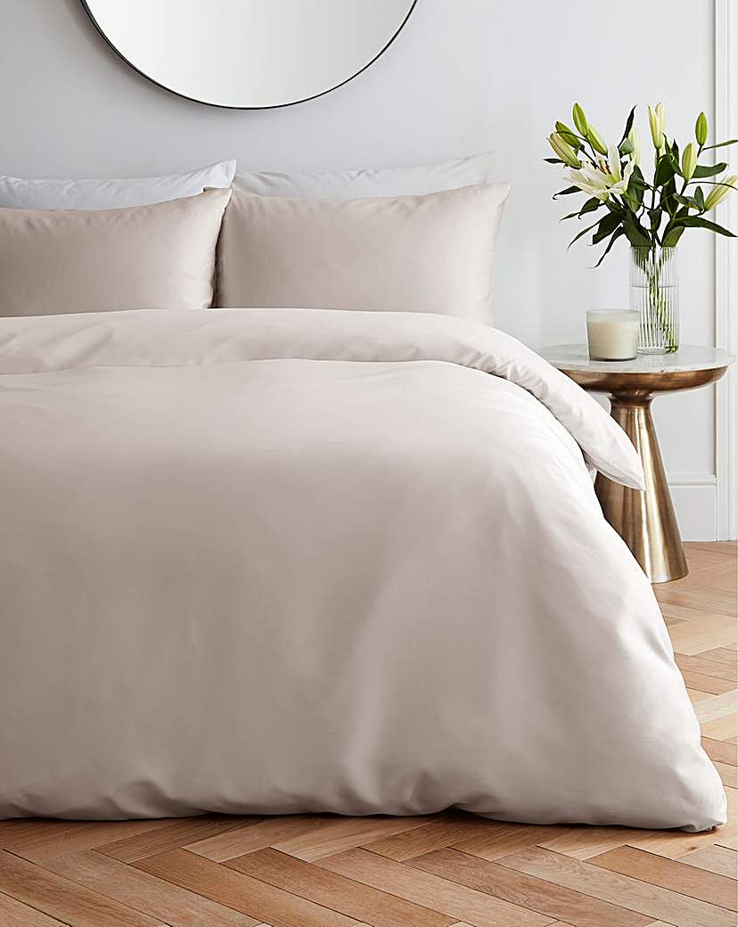 Faux Silk Matte Satin Duvet Set