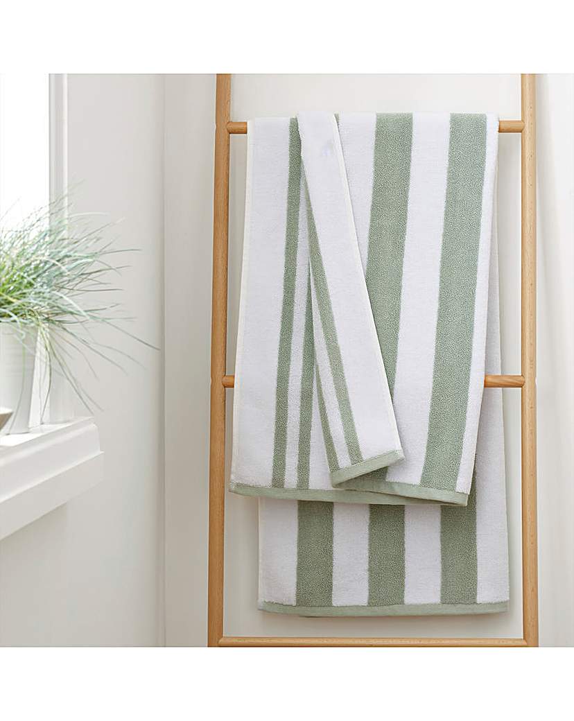 Bianca Reversible Stripe Jacquard Towels