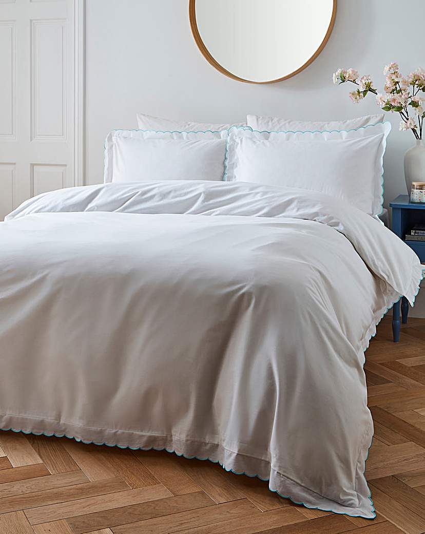 New In - Julipa Scalloped Edged Duvet Set