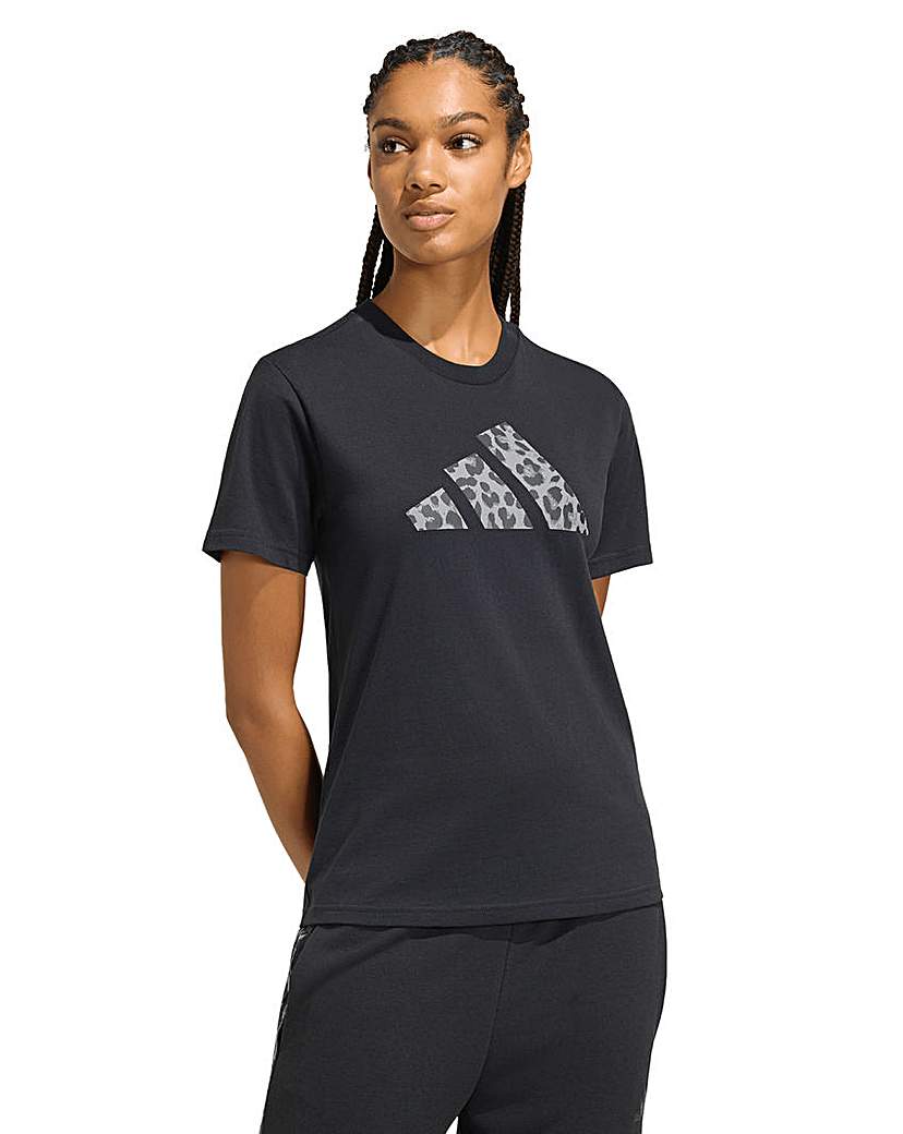 adidas Animal Print Logo T-Shirt
