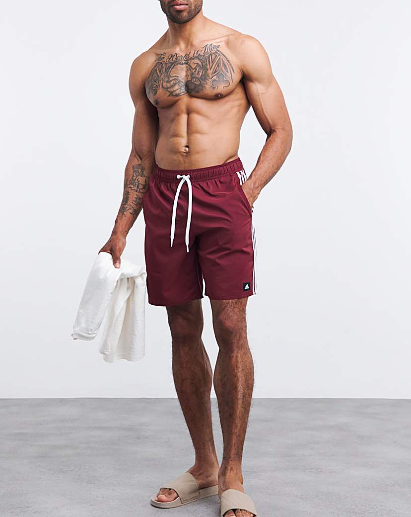 adidas 3 Stripe Swim Shorts