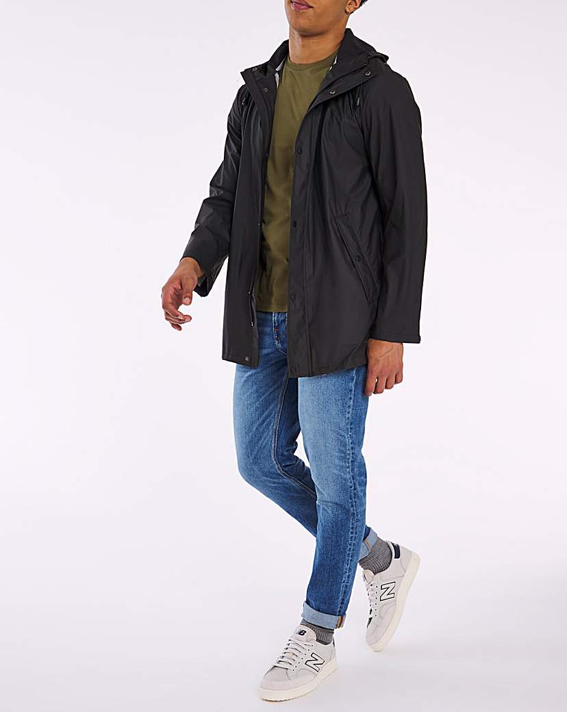 Image of Black Lightweight Water Resistant Jacket