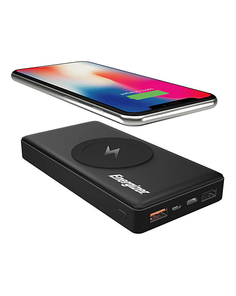 Energizer 10,000mAh Qi Power Bank