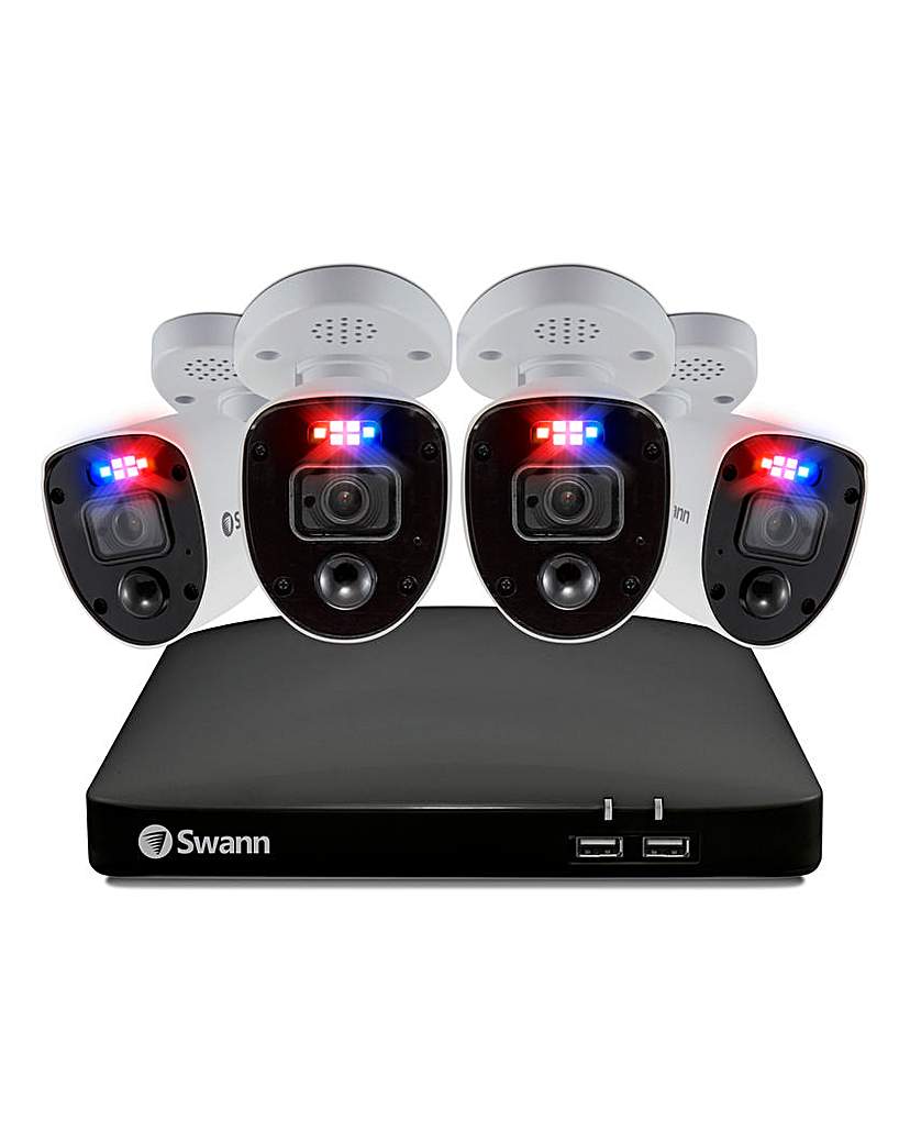Swann 4K Enforcer Bullet CCTV - 4 Pack