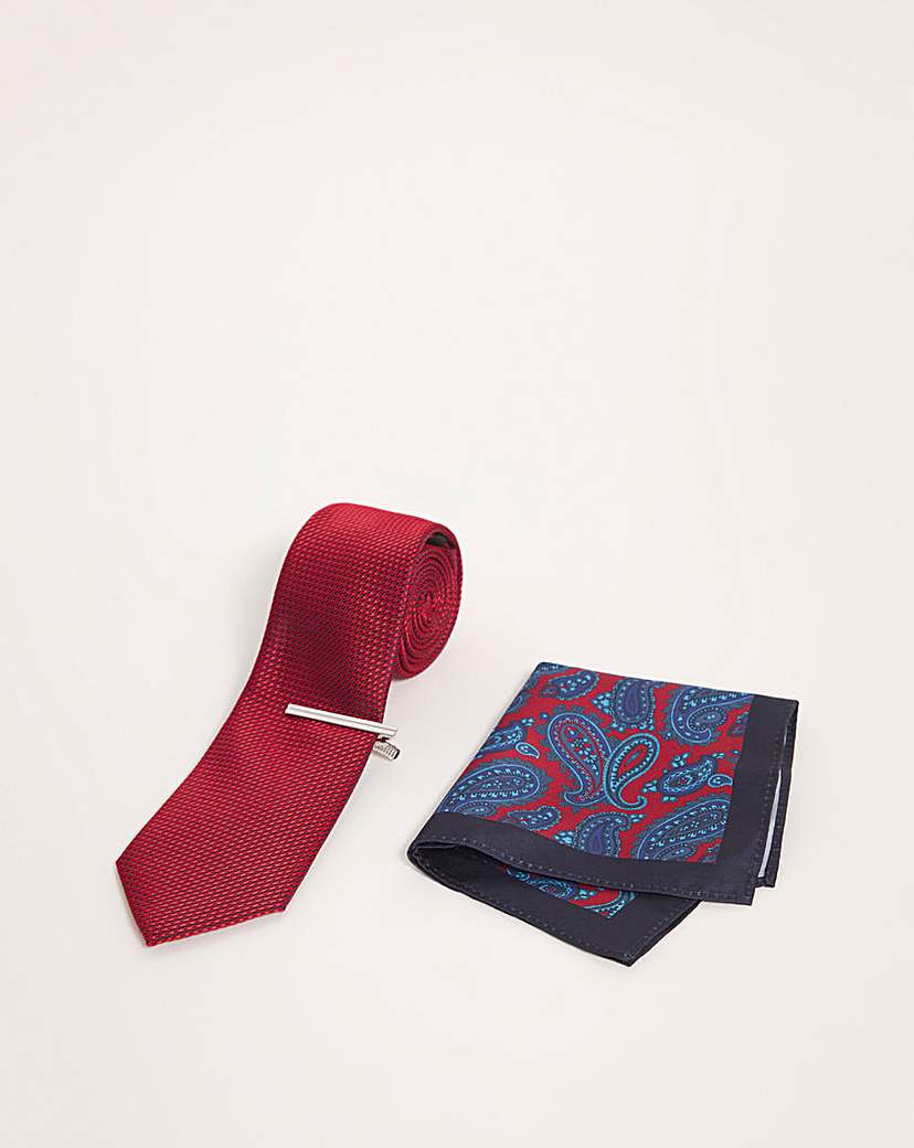 Image of Tie, Pin & Pocket Square Set