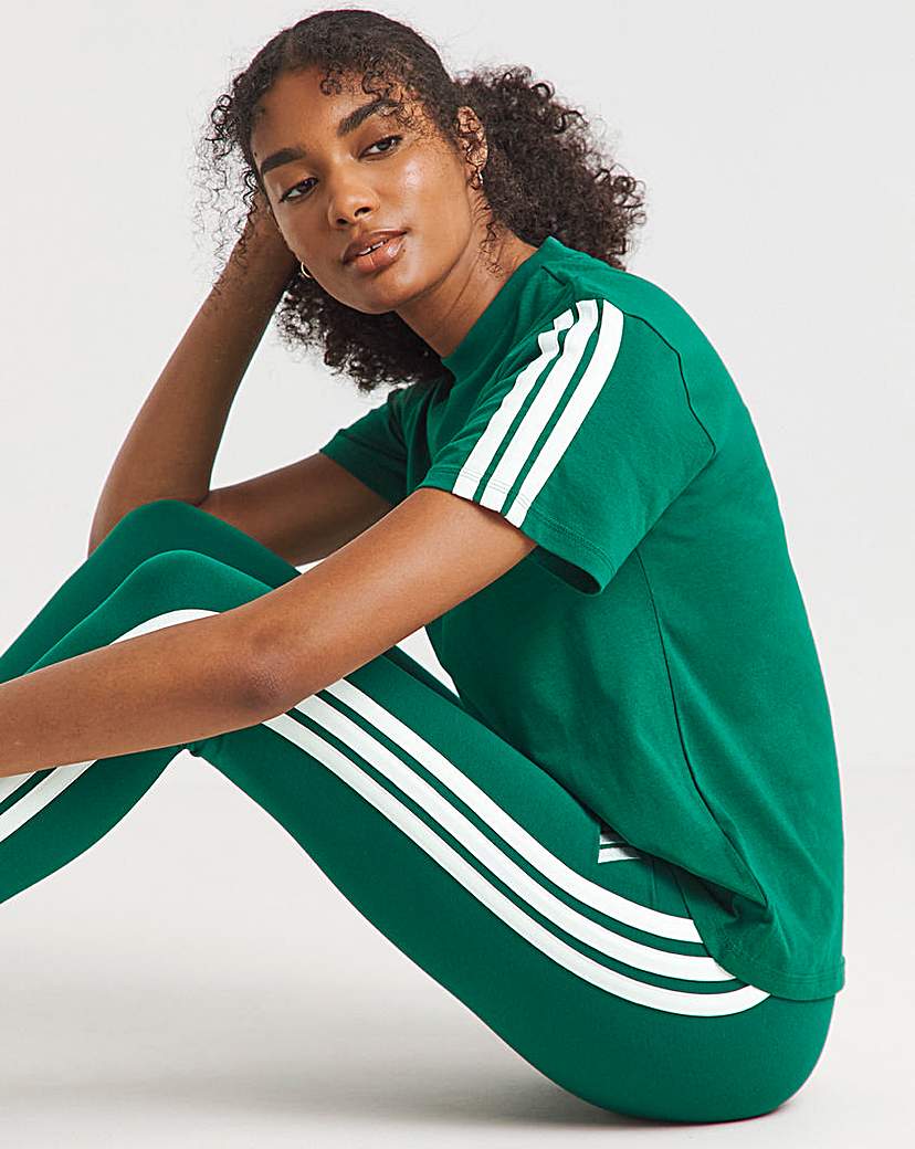 New In - adidas 3 Stripe Training T-Shirt