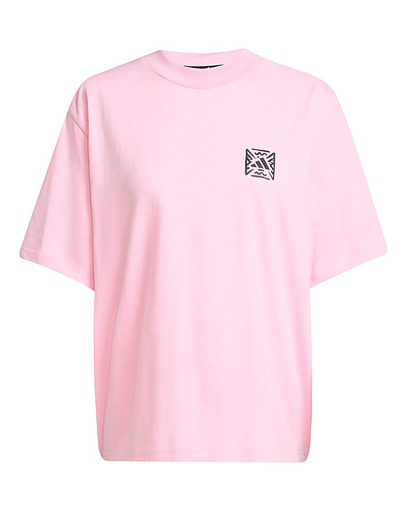 adidas Animal Back Print T-Shirt