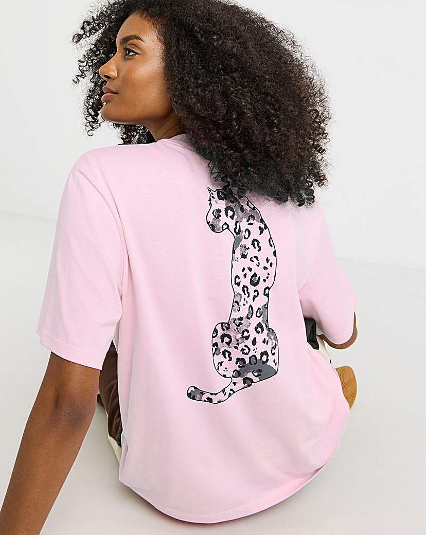 adidas Animal Back Print T-Shirt