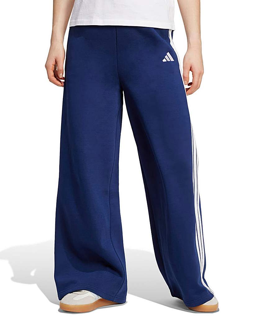 New In - adidas 3 Stripe Wide Leg Joggers