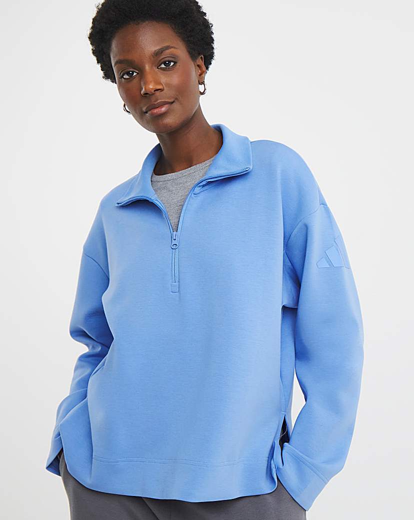 New In - adidas All SZN 1/2 Zip Sweatshirt