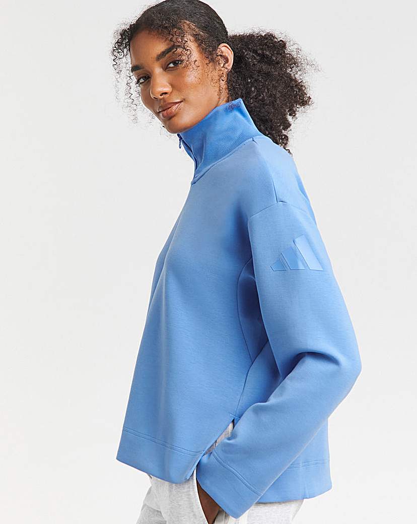 New In - adidas All SZN 1/2 Zip Sweatshirt