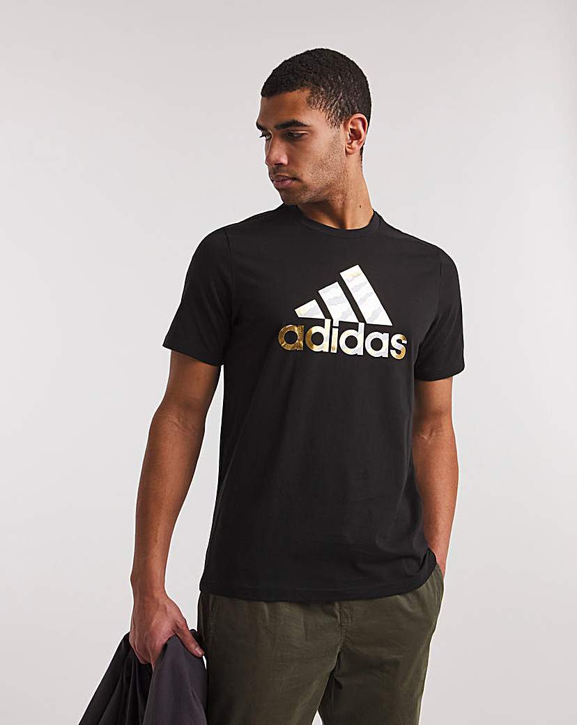 adidas Power Logo Foil T-Shirt