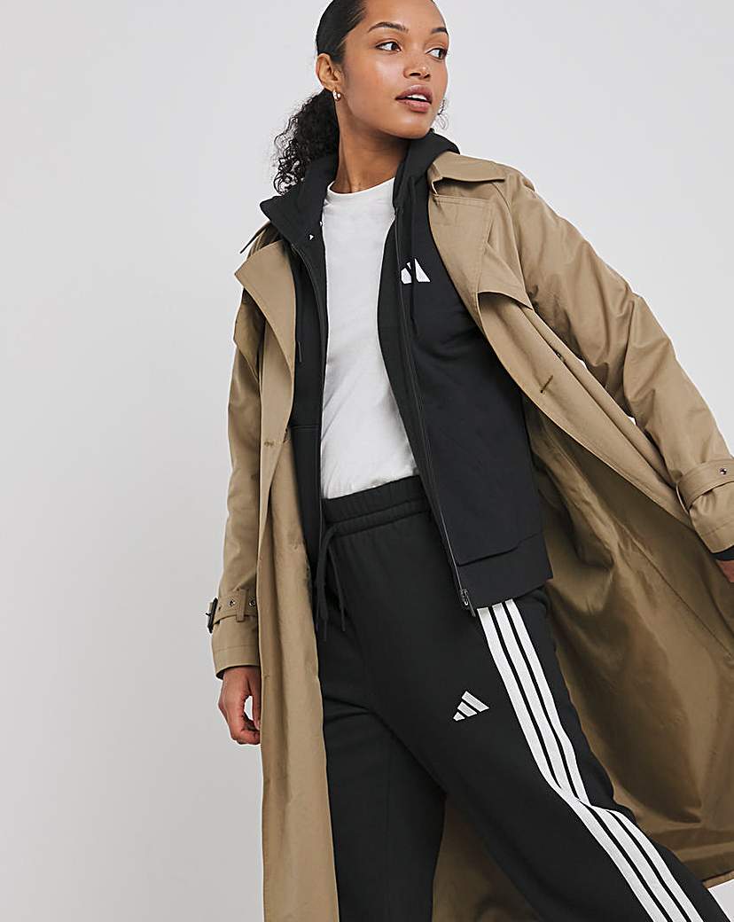 adidas 3 Stripes Fleece Hoodie