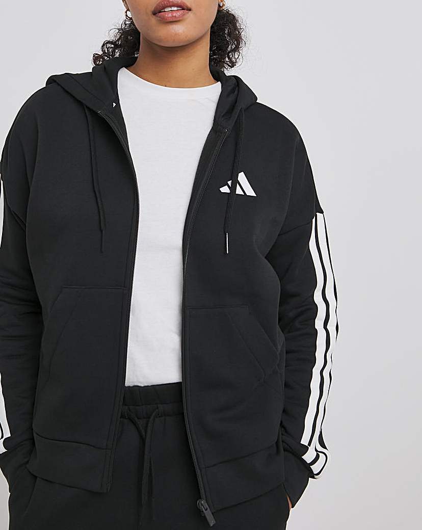 adidas 3 Stripes Fleece Hoodie