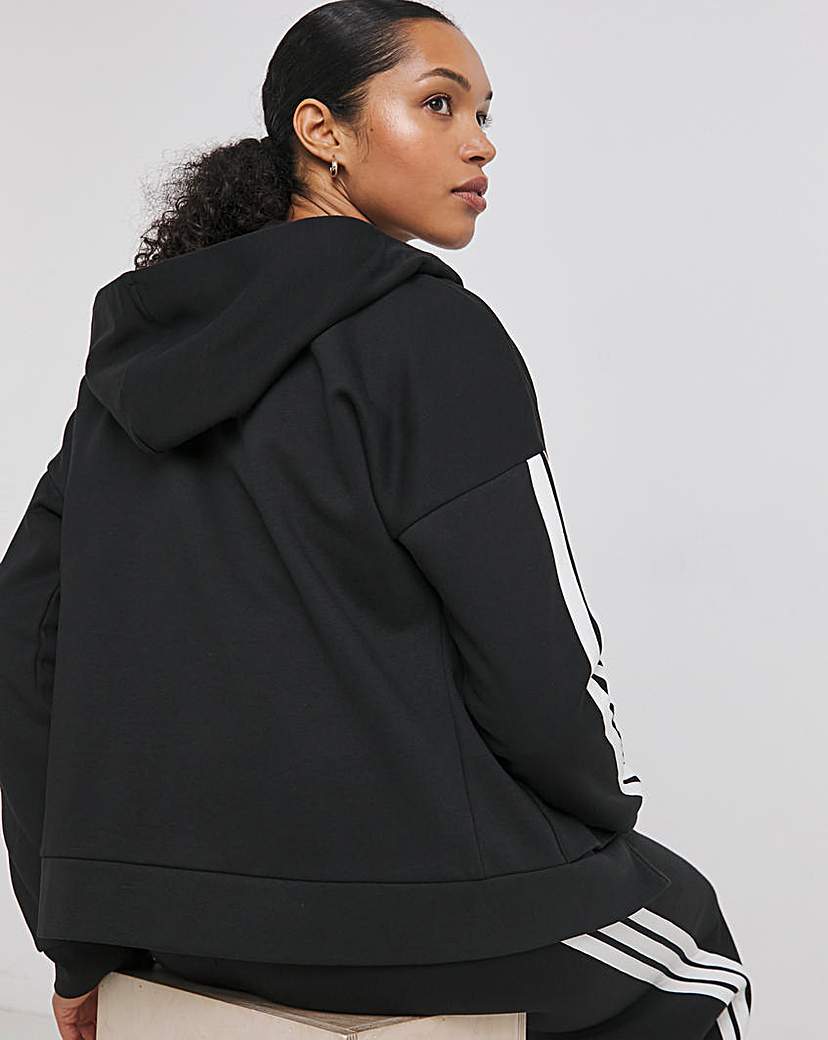 adidas 3 Stripes Fleece Hoodie
