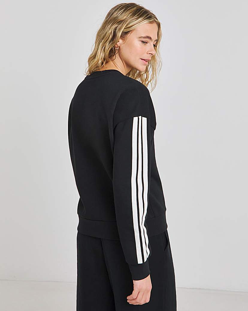 adidas 3 Stripes Fleece Sweatshirt